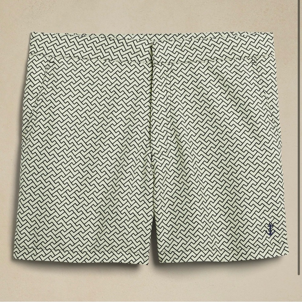 Banana Republic Geometric Patterned Shorts